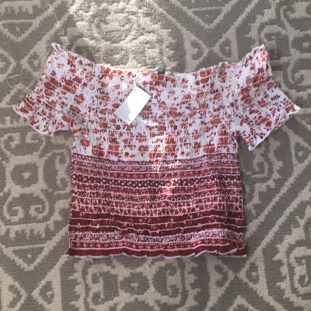 Off the shoulder shirt